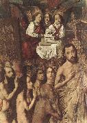 Bartolome Bermejo Christ Leading the Patriarchs to the Paradise (detail) oil painting artist